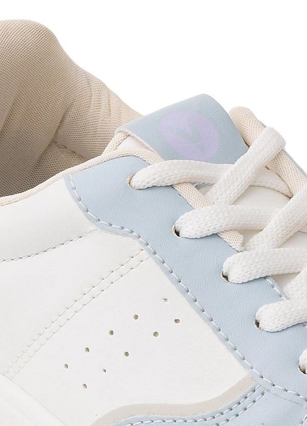 Perfecta - Tênis Casual Azul em Sintético 4