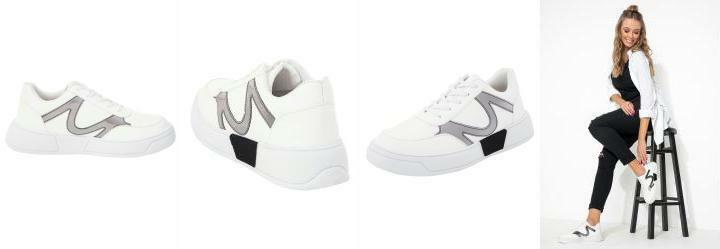 T�nis Casual Branco em Sint�tico