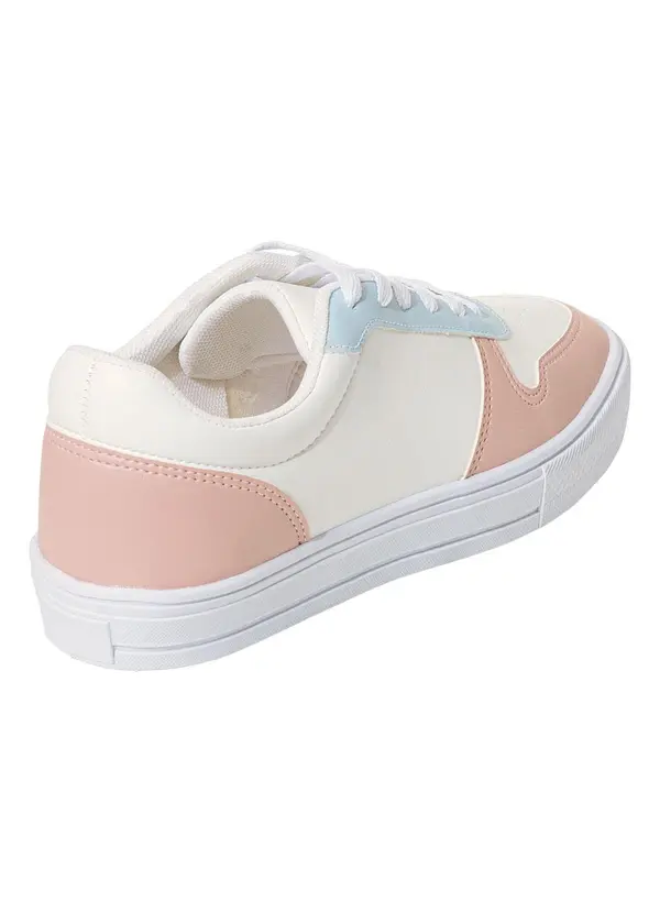 Perfecta - Tênis Casual Branco em Sintético 4