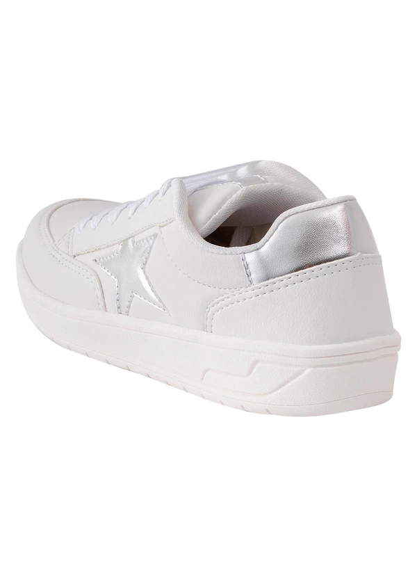 Perfecta - Tênis Casual Branco em Sintético 2