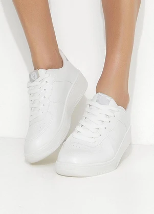 Perfecta - Tênis Casual Branco em Sintético - PERFECTA