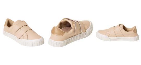 T�nis Casual Creme com Velcro Duplo