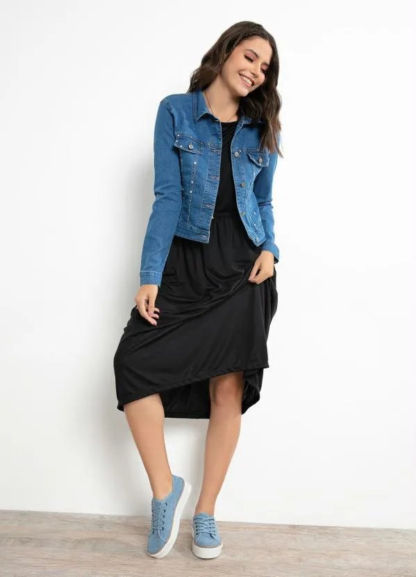 Perfecta - Tênis Casual Feminino Azul em Camurça 4