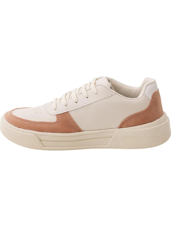 Perfecta - Tênis Casual Off White em Material Sintético 3