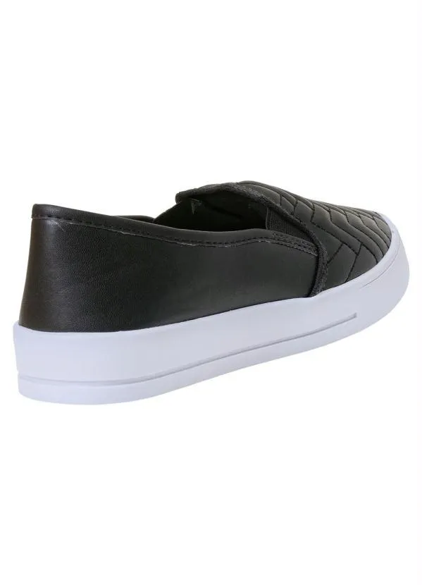 Perfecta - Tênis Casual Preto com Elástico 2