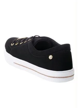 Perfecta - Tênis Casual Preto em Nobuck - PERFECTA