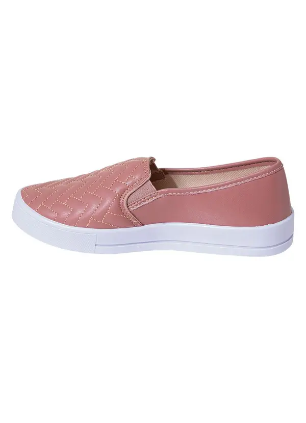 Perfecta - Tênis Casual Rose com Elástico 3