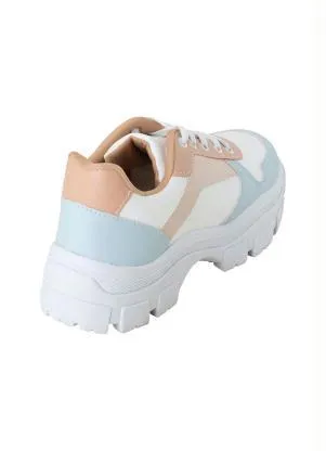 Perfecta - Tênis Casual Rose em Sintético - PERFECTA