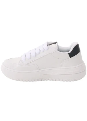 Perfecta - Tênis Feminino Branco em Material Sintético - PERFECTA