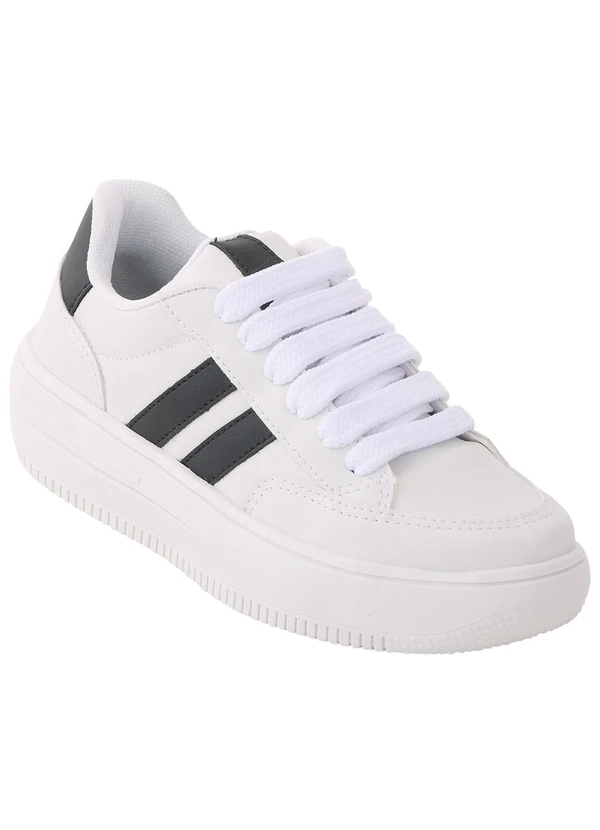 Perfecta - Tênis Feminino Branco em Material Sintético