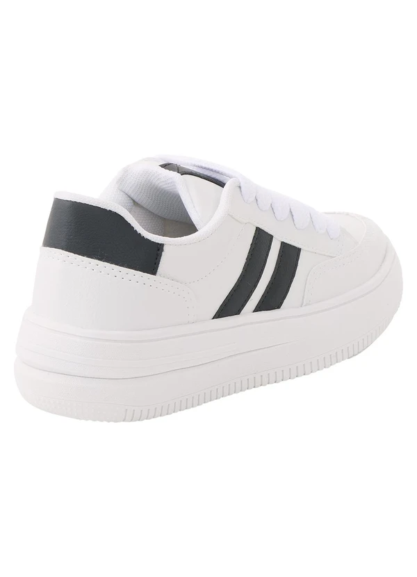 Perfecta - Tênis Feminino Branco em Material Sintético 3