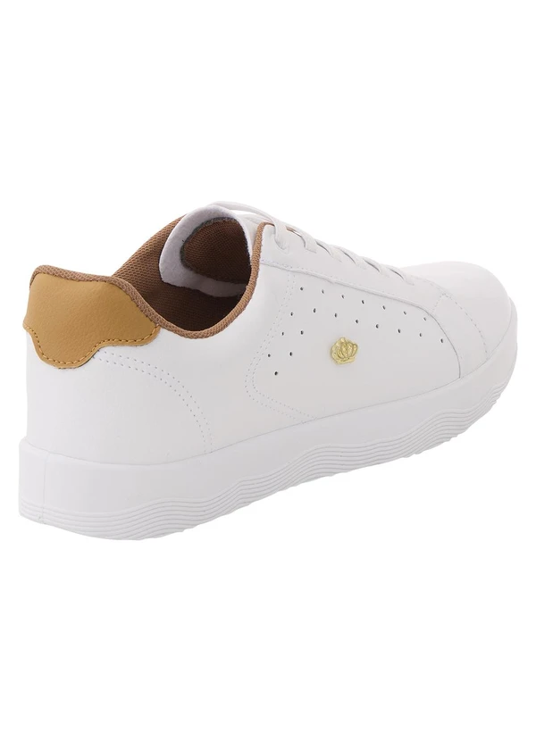 Perfecta - Tênis Feminino Branco em Sintético 3