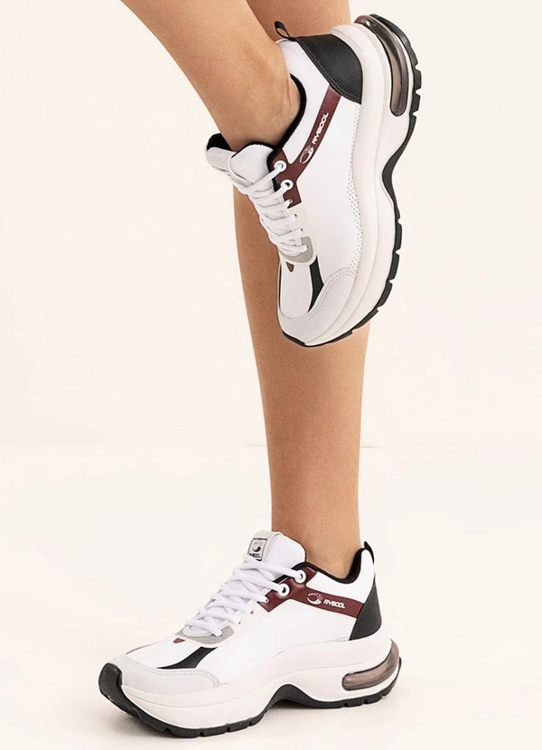 Perfecta - Tênis Feminino Branco em Tecido 2