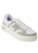 Tnis Feminino Cinza com Detalhes em Camura