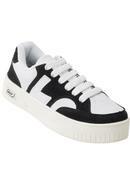 Tnis Feminino Preto com Detalhes em Camura