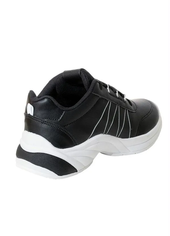Perfecta - Tênis Feminino Preto em Sintético 2