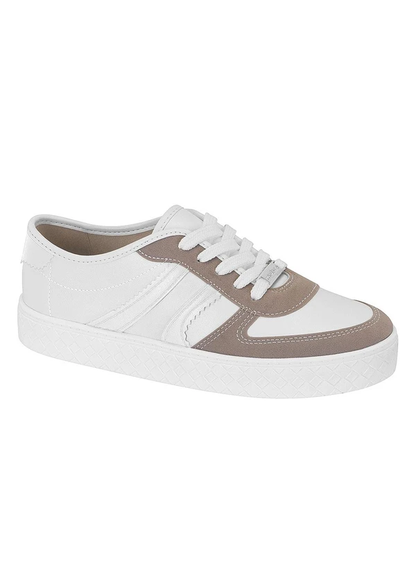 Moleca - Tênis Moleca Branco em Sintético