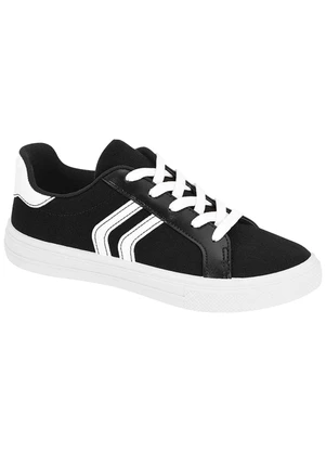 Tênis Moleca (Preto) em Sintético - MOLECA