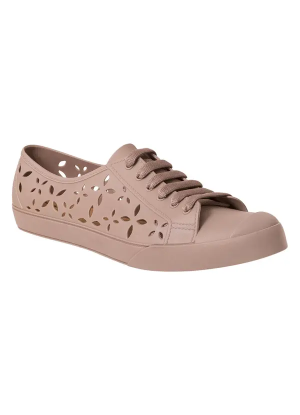 Perfecta - Tênis Nude em Full Plastic