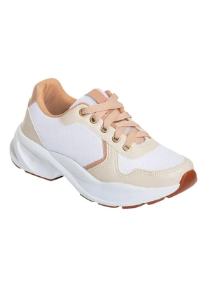 Perfecta - Tênis Off White em Tecido - PERFECTA