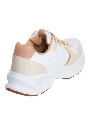 Perfecta - Tênis Off White em Tecido - PERFECTA