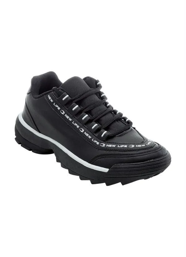 Perfecta - Tênis Preto em Sintético