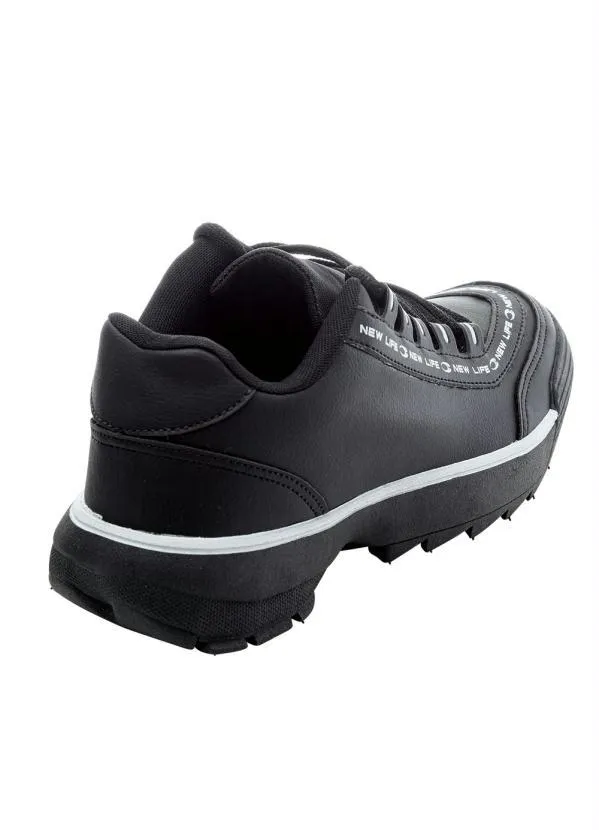 Perfecta - Tênis Preto em Sintético 2