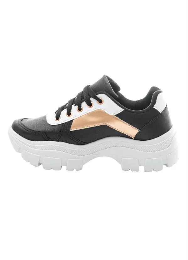 Perfecta - Tênis Preto em Sintético 3