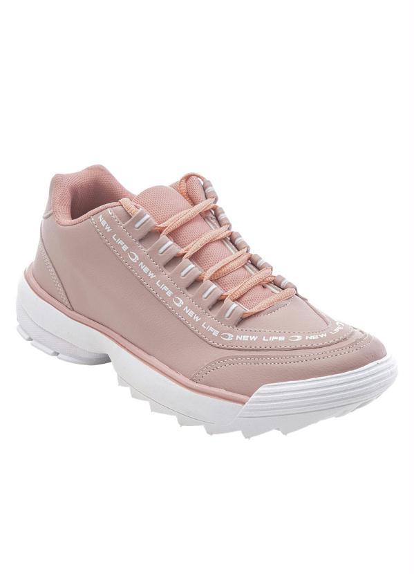 Perfecta - Tênis Rosê em Sintético 1