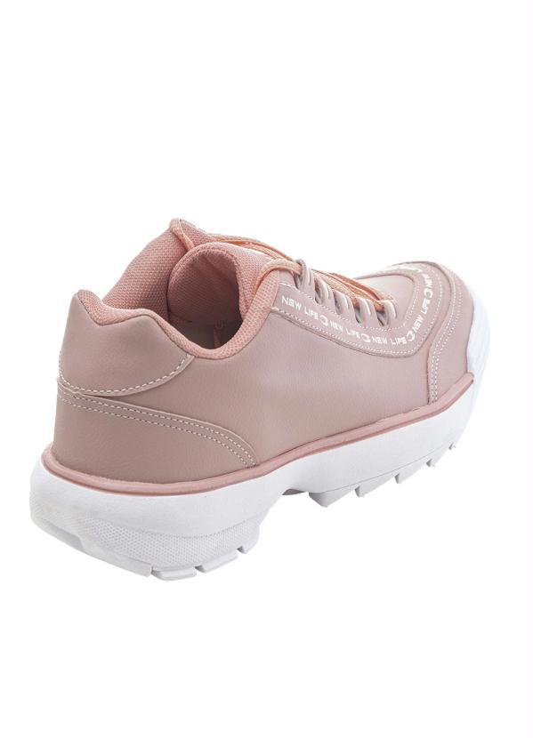 Perfecta - Tênis Rosê em Sintético 2