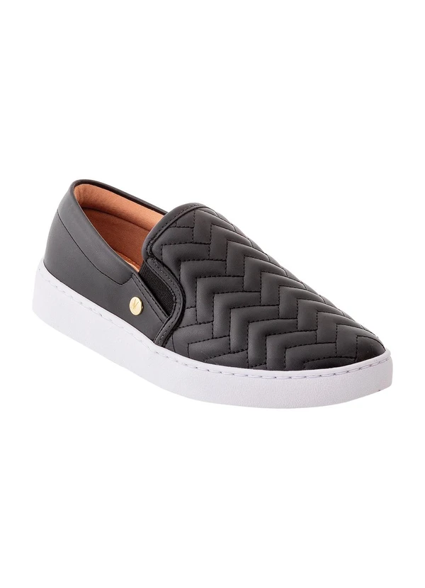 TÃªnis Flatform Vizzano Listras Preto Tênis Vizzano Casual