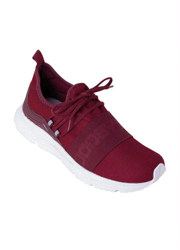 Perfecta - Tênis Bordô Acompanha Braçadeira para Celular