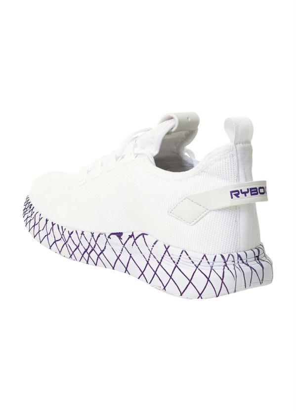 Perfecta - Tênis Esporte Branco com Sola Desenhada 2