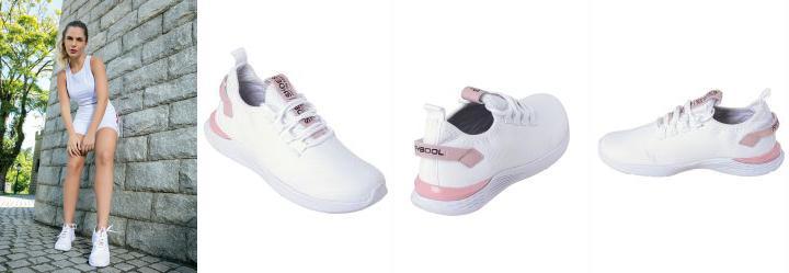 T�nis Esporte Branco em Tecido Mesh