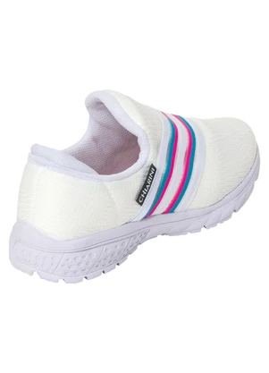 Perfecta - Tênis Esporte Branco em Tecido - PERFECTA