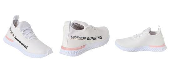 Tnis Esporte Branco em Tecido