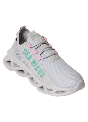 Perfecta - Tênis Esporte Cinza em Tecido - PERFECTA