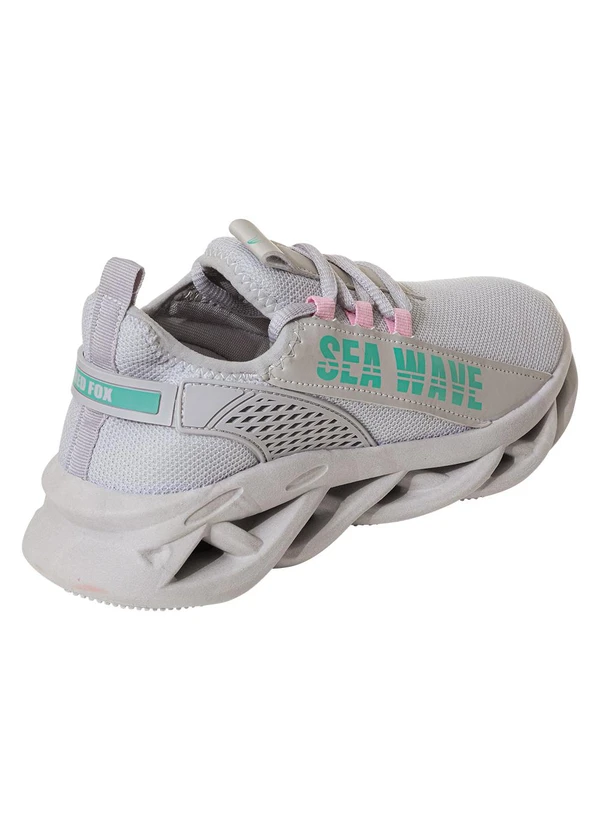 Perfecta - Tênis Esporte Cinza em Tecido 2