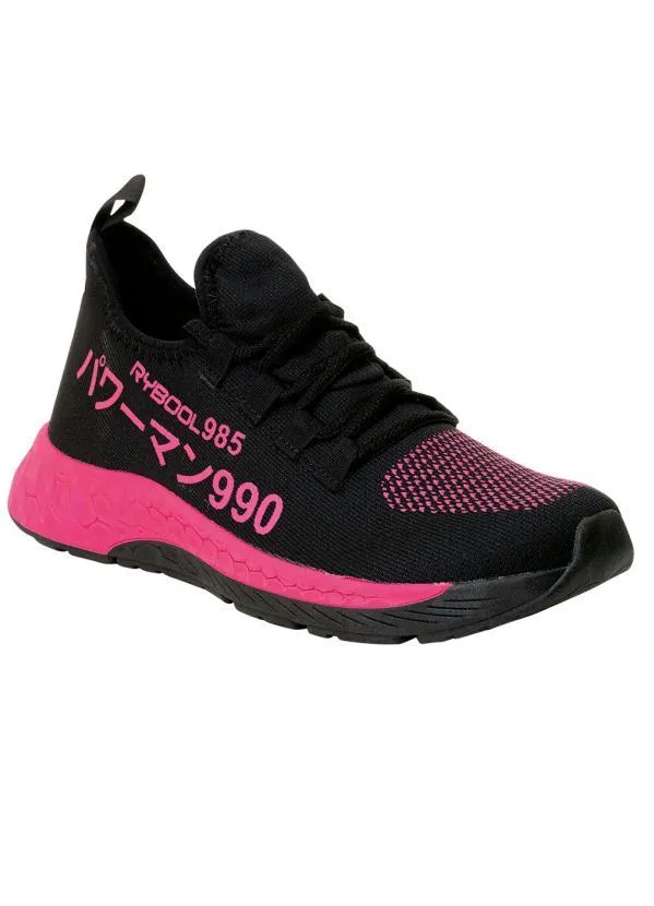 Perfecta - Tênis Esporte Pink com Estampa