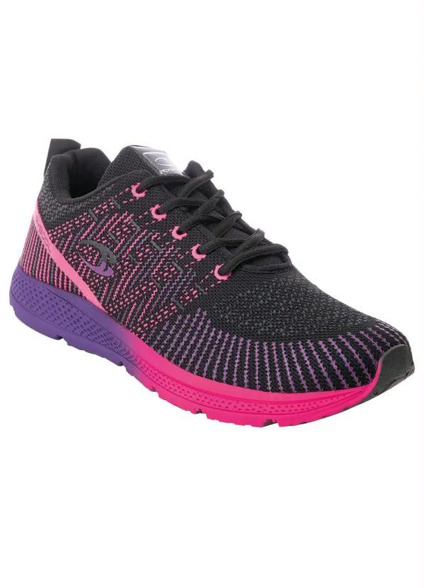 Perfecta - Tênis Esporte Preto com Sola Bicolor 1