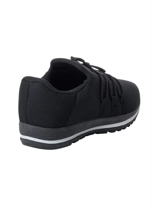 Perfecta - Tênis Esporte Preto com Solado Bicolor 2
