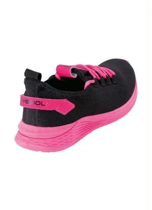 Perfecta - Tênis Esporte Preto e Pink em Tecido Mesh - PERFECTA