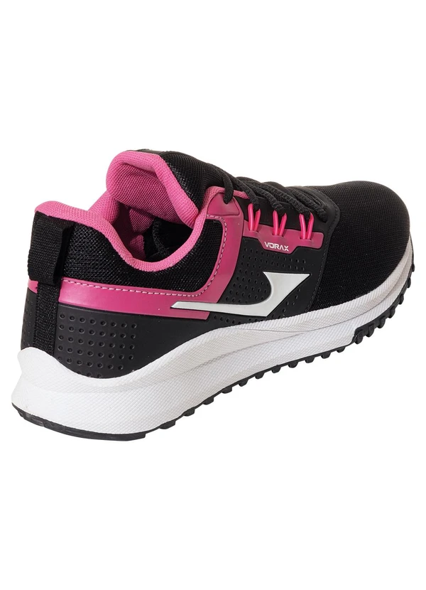 Perfecta - Tênis Esporte Preto em Tecido e Sintético 2