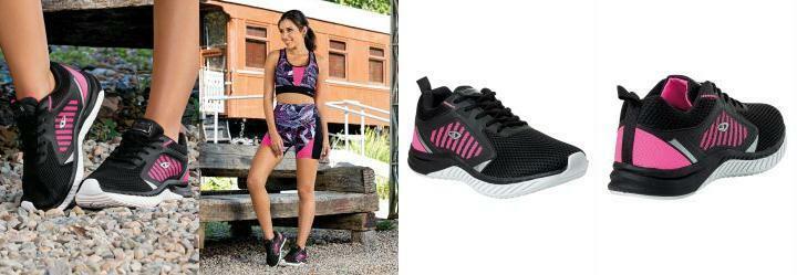 Tnis Esporte Preto em Tecido Mesh