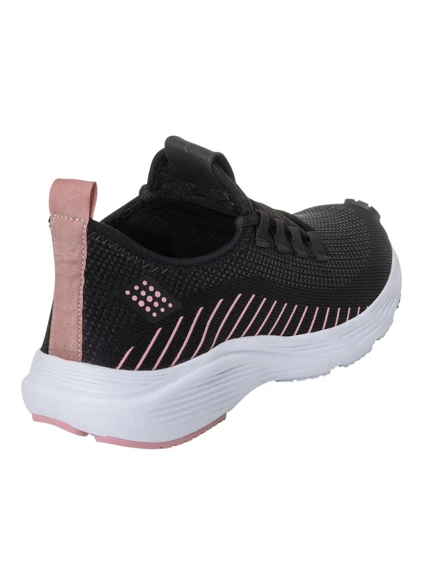 Perfecta - Tênis Esporte Preto em Tecido 2