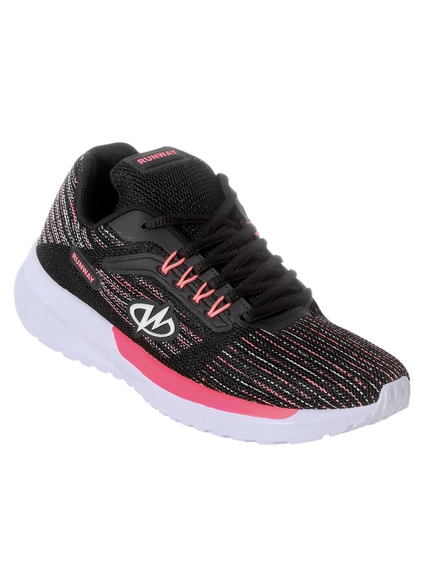 Perfecta - Tênis Esporte Preto em Tecido