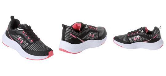 Tnis Esporte Preto em Tecido