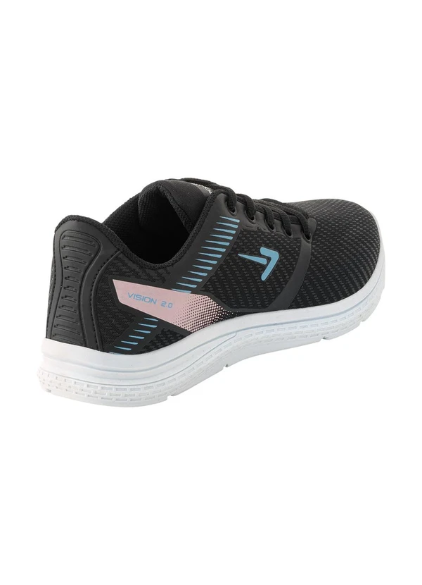 Perfecta - Tênis Esporte Preto em Tecido 2