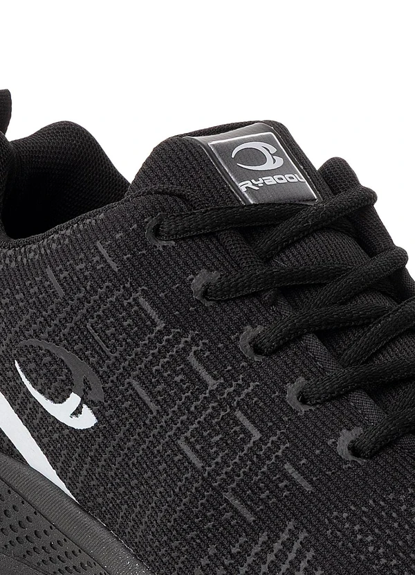 Perfecta - Tênis Esporte Preto em Tecido 4