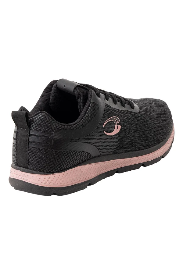 Perfecta - Tênis Esporte Preto em Tecido 2